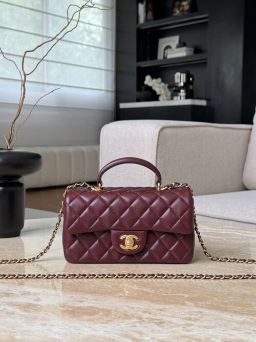 img_6592-3 God Factory Chanel Bags Code 10101 Mini Handle Size 12x20x6cm