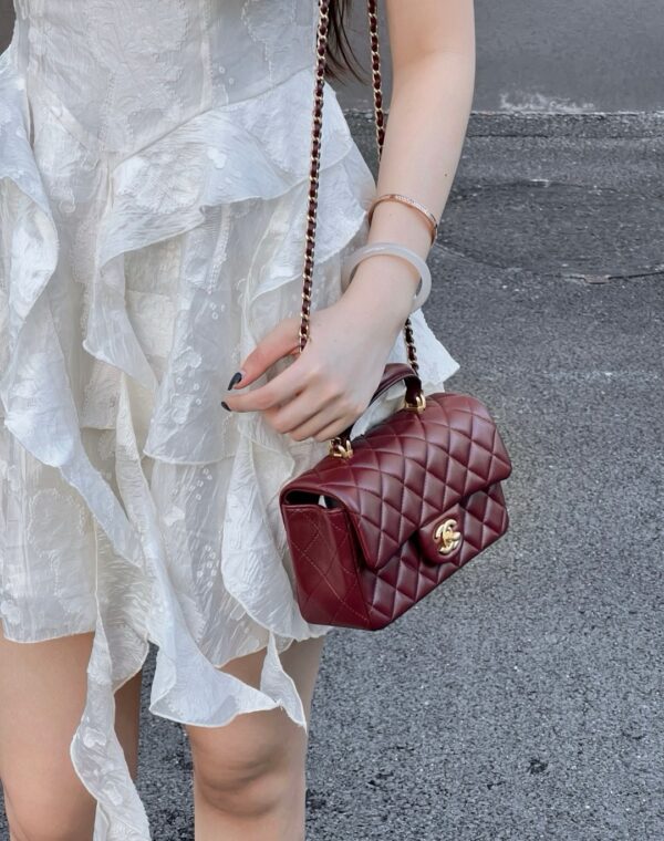 God Factory Chanel Bags Code 10101 Mini Handle Size 12x20x6cm