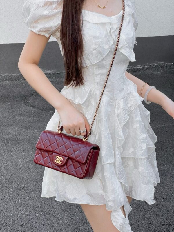 God Factory Chanel Bags Code 10101 Mini Handle Size 12x20x6cm