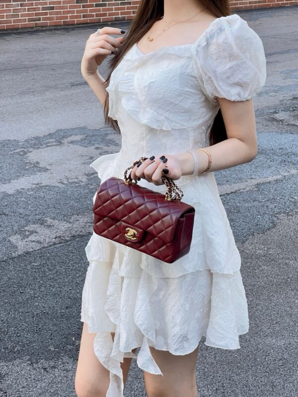 God Factory Chanel Bags Code 10101 Mini Handle Size 12x20x6cm