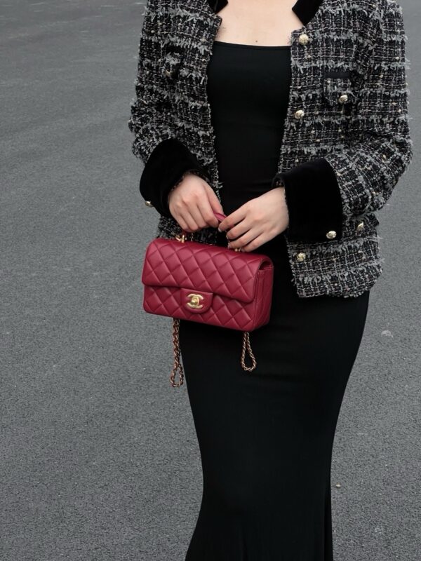 God Factory Chanel Bags Code 10102 Mini Handle Size 12x20x6cm