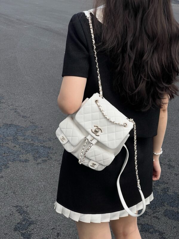 God Factory Chanel Bags Code 10181 24A Medium Backpack Size 21.5x19.5x12cm