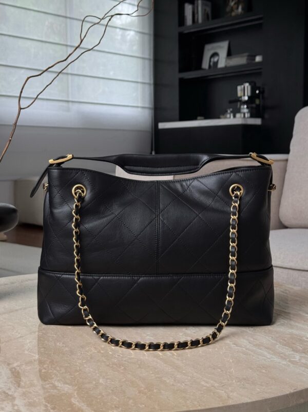 God Factory Chanel Bags Code 10414 25A Full Leather Hobo Small Size 24x36x14cm