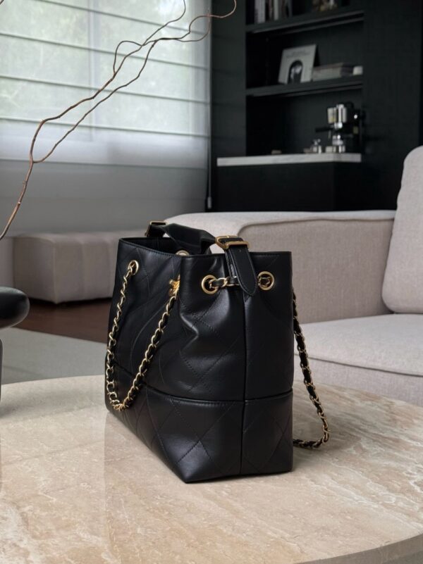 God Factory Chanel Bags Code 10414 25A Full Leather Hobo Small Size 24x36x14cm