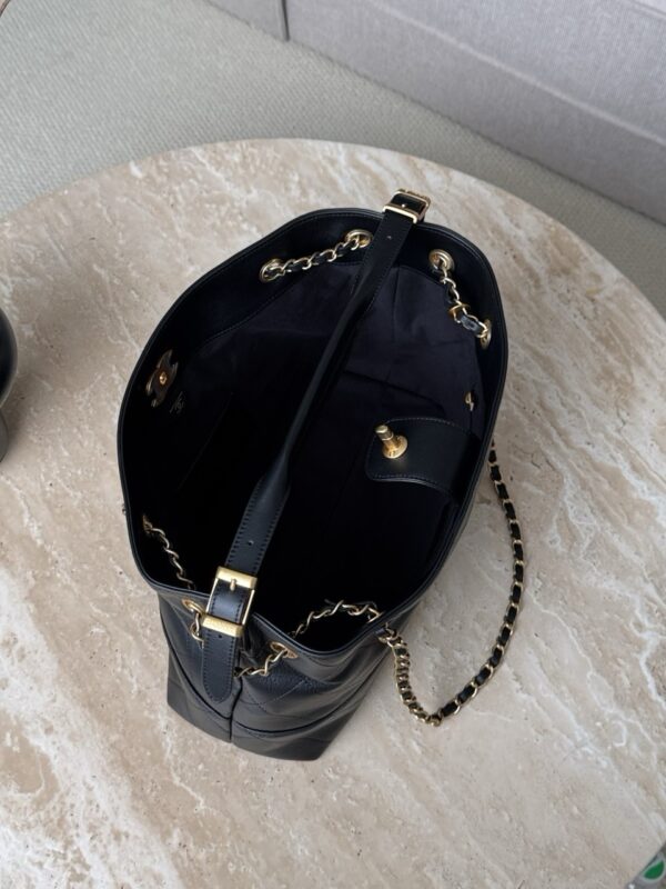 God Factory Chanel Bags Code 10414 25A Full Leather Hobo Small Size 24x36x14cm