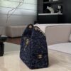 God Factory Chanel Bags Code 10416 25A Hobo Blue Small Size 26x30x14cm