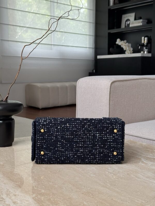 God Factory Chanel Bags Code 10416 25A Hobo Blue Small Size 26x30x14cm