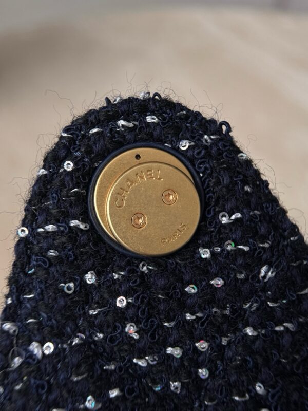 God Factory Chanel Bags Code 10416 25A Hobo Blue Small Size 26x30x14cm