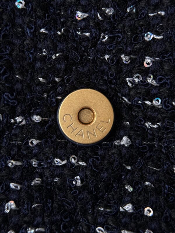 God Factory Chanel Bags Code 10416 25A Hobo Blue Small Size 26x30x14cm