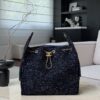 God Factory Chanel Bags Code 10415 25A Hobo Blue Medium Size 30x40x15cm