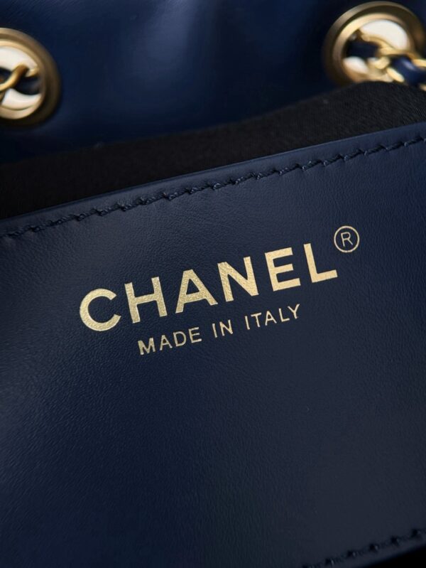 God Factory Chanel Bags Code 10415 25A Hobo Blue Medium Size 30x40x15cm