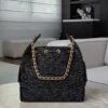 God Factory Chanel Bags Code 10417 25A Hobo Black Medium Size 30x40x15cm