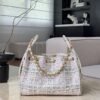 God Factory Chanel Bags Code 10418 25A Hobo White Small Size 26x30x14cm
