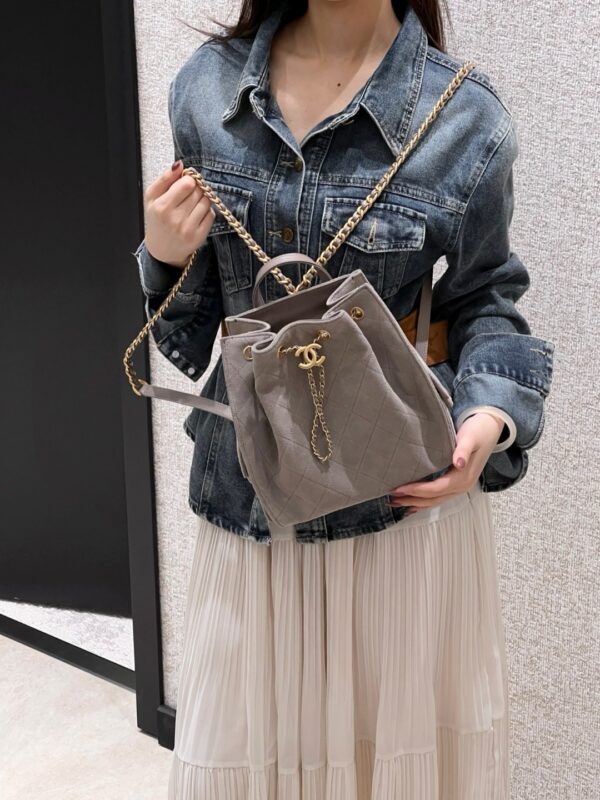 God Factory Chanel Bags Code 10432 25K Hobo Backpack Size 23x23x14cm