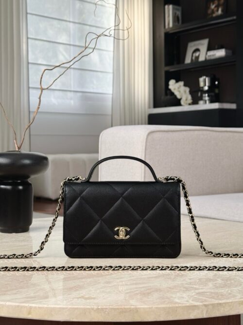 God Factory Chanel Bags Code 10433 25K Woc Size 12.3x19.2x3.5cm