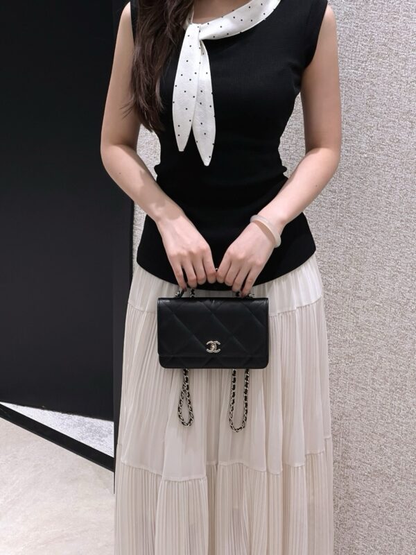 God Factory Chanel Bags Code 10433 25K Woc Size 12.3x19.2x3.5cm