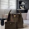 God Factory Chanel Bags Code 10444 25K Hobo Brown Medium Size 40x30x15cm