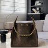God Factory Chanel Bags Code 10444 25K Hobo Brown Medium Size 40x30x15cm