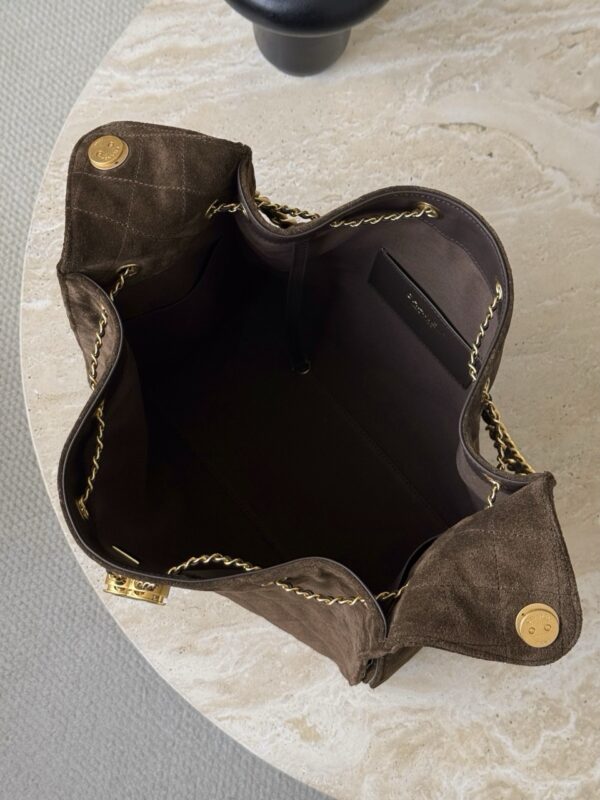 God Factory Chanel Bags Code 10444 25K Hobo Brown Medium Size 40x30x15cm