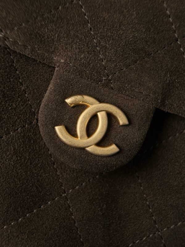 God Factory Chanel Bags Code 10444 25K Hobo Brown Medium Size 40x30x15cm