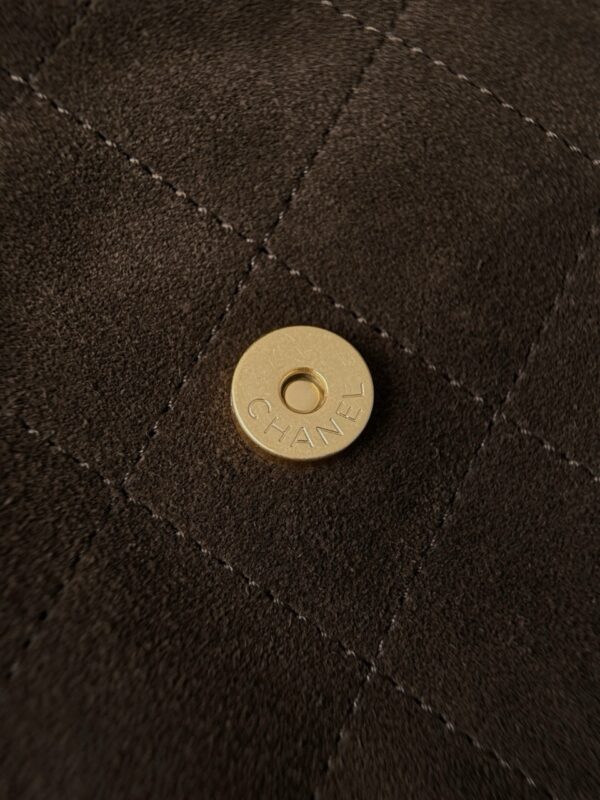 God Factory Chanel Bags Code 10444 25K Hobo Brown Medium Size 40x30x15cm