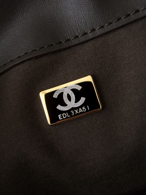 God Factory Chanel Bags Code 10444 25K Hobo Brown Medium Size 40x30x15cm