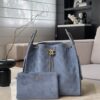 God Factory Chanel Bags Code 10443 25K Hobo Blue Medium Size 40x30x15cm