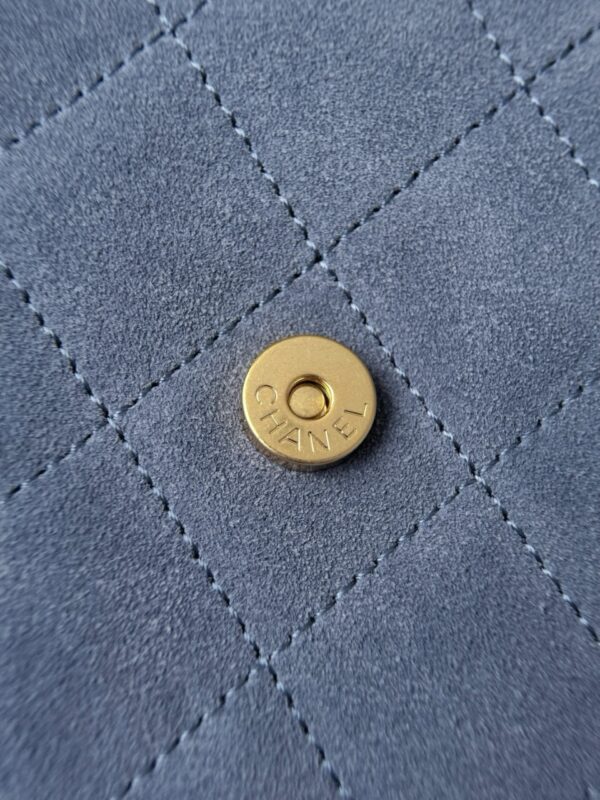 God Factory Chanel Bags Code 10443 25K Hobo Blue Medium Size 40x30x15cm