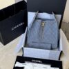 God Factory Chanel Bags Code 10443 25K Hobo Blue Medium Size 40x30x15cm