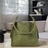 God Factory Chanel Bags Code 10442 25K Hobo Green Medium Size 40x30x15cm