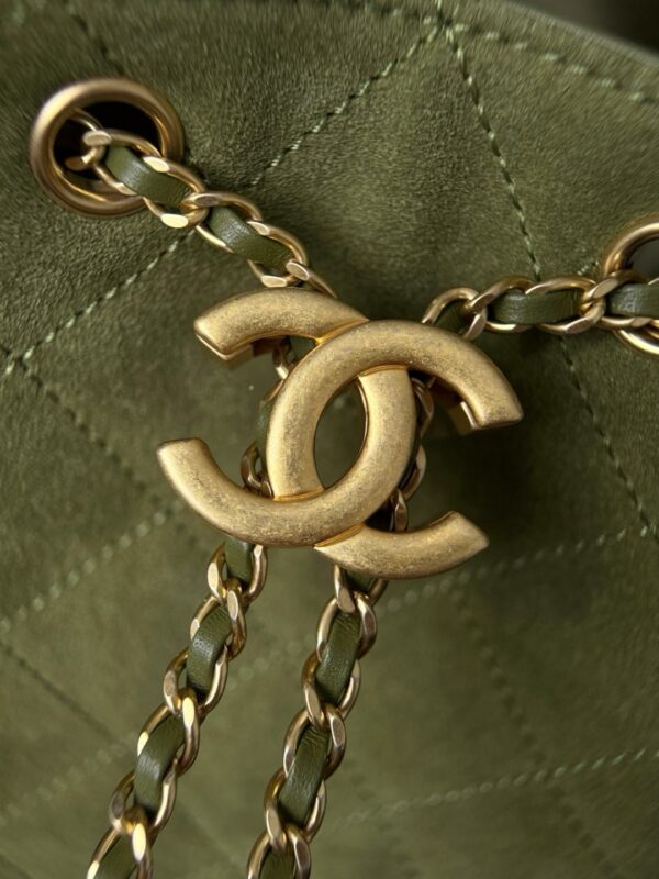 God Factory Chanel Bags Code 10442 25K Hobo Green Medium Size 40x30x15cm