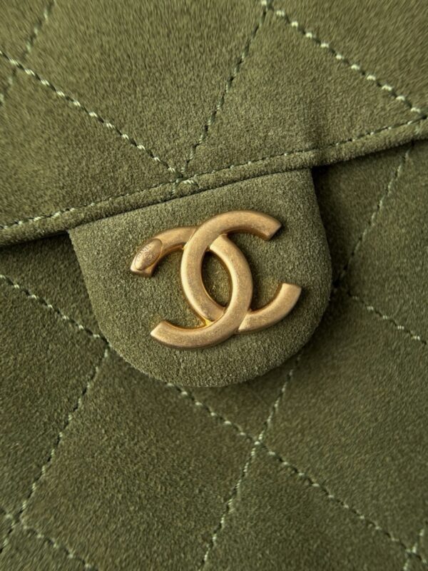 God Factory Chanel Bags Code 10442 25K Hobo Green Medium Size 40x30x15cm