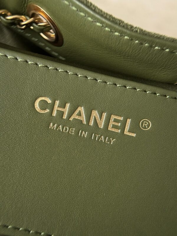 God Factory Chanel Bags Code 10442 25K Hobo Green Medium Size 40x30x15cm