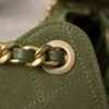 God Factory Chanel Bags Code 10442 25K Hobo Green Medium Size 40x30x15cm