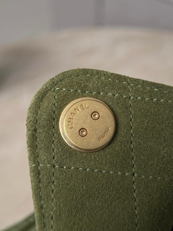 God Factory Chanel Bags Code 10442 25K Hobo Green Medium Size 40x30x15cm