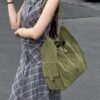 God Factory Chanel Bags Code 10442 25K Hobo Green Medium Size 40x30x15cm
