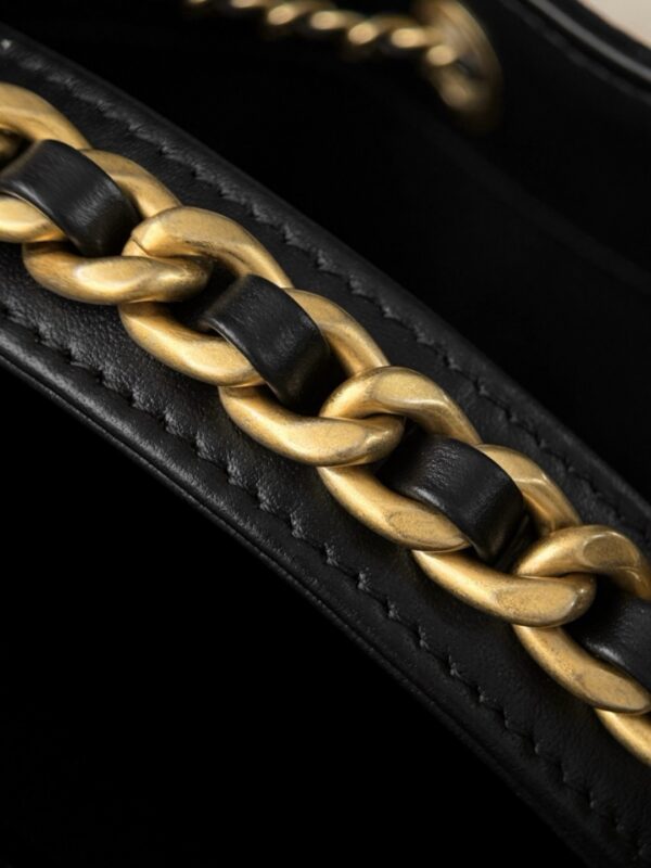 God Factory Chanel Bags Code 10441 25K Hobo Black Medium Size 40x30x15cm