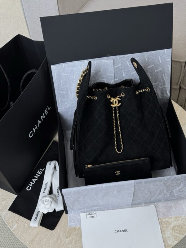 God Factory Chanel Bags Code 10441 25K Hobo Black Medium Size 40x30x15cm