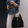God Factory Chanel Bags Code 10441 25K Hobo Black Medium Size 40x30x15cm