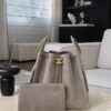 God Factory Chanel Bags Code 10440 25K Hobo Grey Medium Size 40x30x15cm