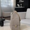 God Factory Chanel Bags Code 10440 25K Hobo Grey Medium Size 40x30x15cm