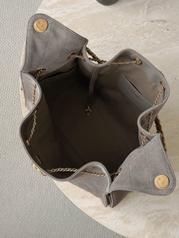 God Factory Chanel Bags Code 10440 25K Hobo Grey Medium Size 40x30x15cm