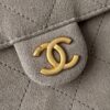 God Factory Chanel Bags Code 10440 25K Hobo Grey Medium Size 40x30x15cm