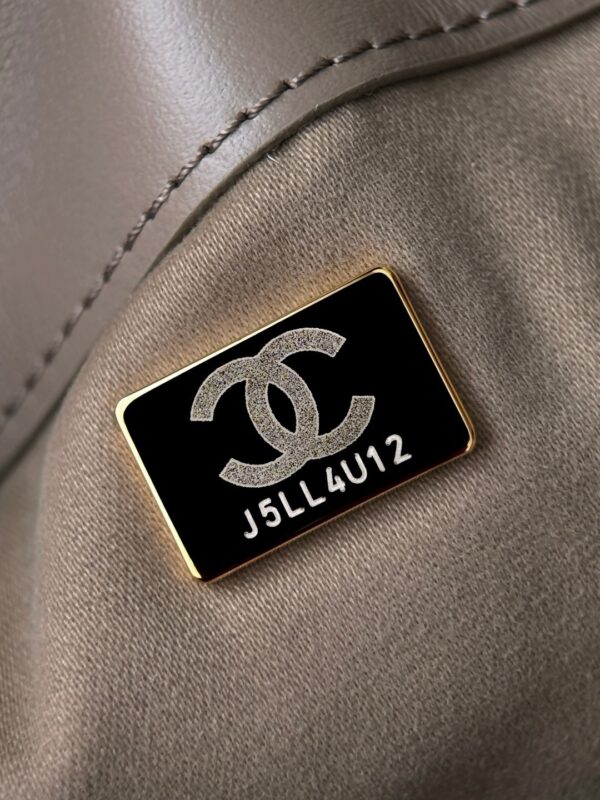 God Factory Chanel Bags Code 10440 25K Hobo Grey Medium Size 40x30x15cm