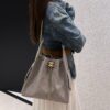 God Factory Chanel Bags Code 10440 25K Hobo Grey Medium Size 40x30x15cm