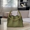 God Factory Chanel Bags Code 10449 25K Hobo Green Small Size 30x26x14cm