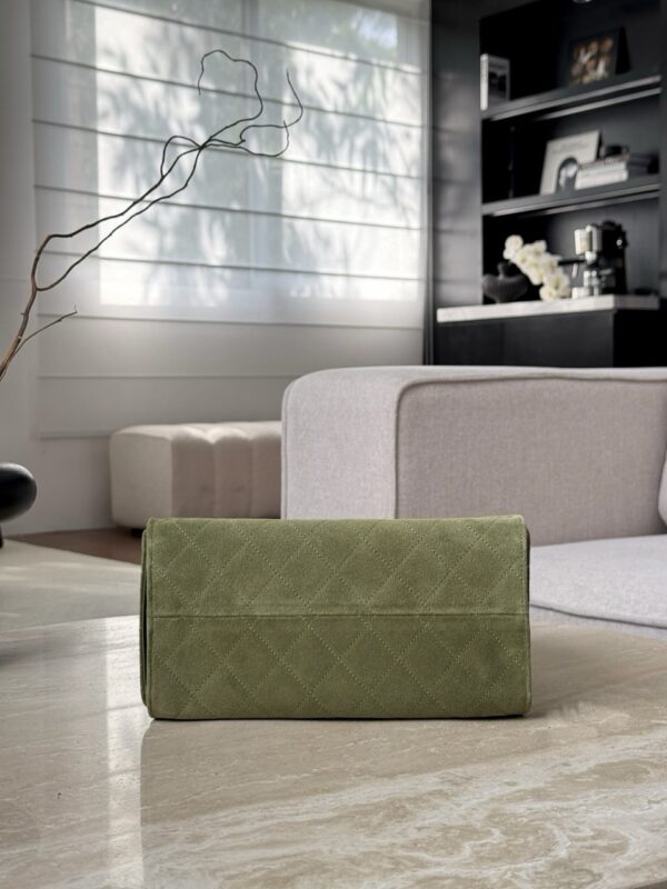 God Factory Chanel Bags Code 10449 25K Hobo Green Small Size 30x26x14cm