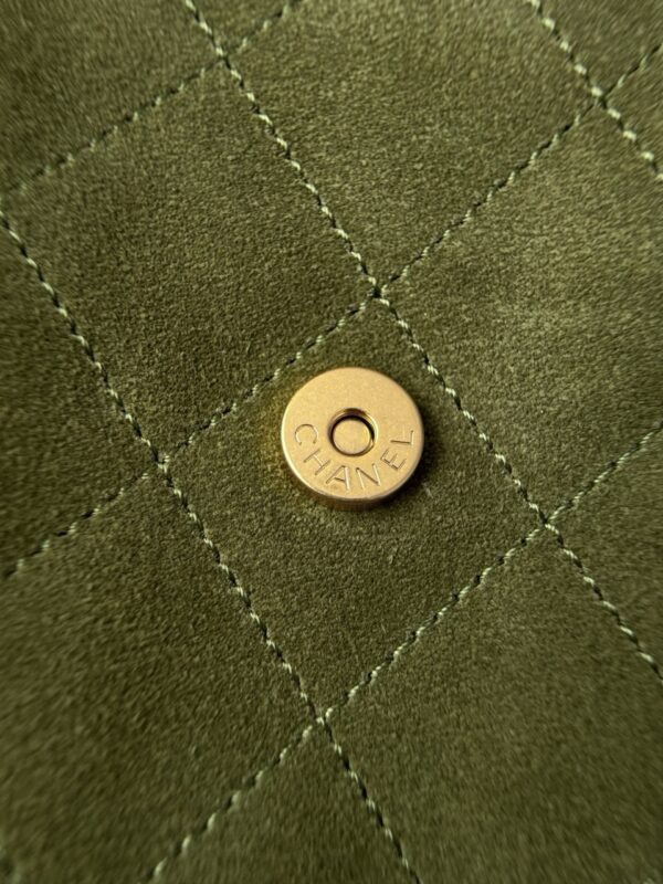 God Factory Chanel Bags Code 10449 25K Hobo Green Small Size 30x26x14cm