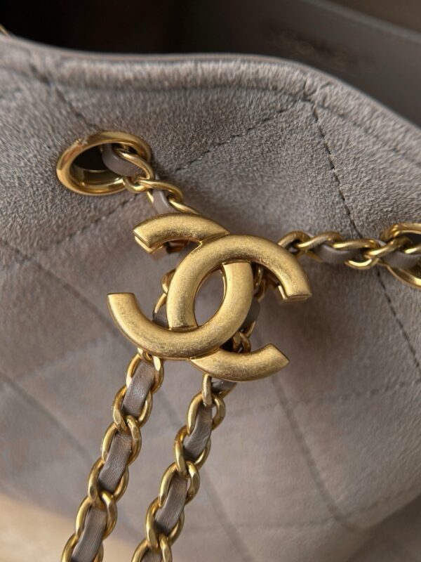 God Factory Chanel Bags Code 10448 25K Hobo Grey Small Size 30x26x14cm