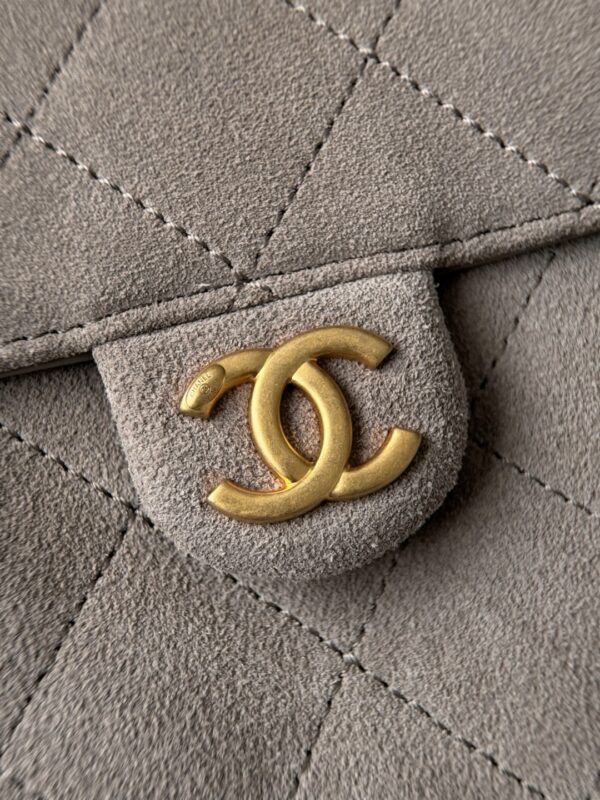 God Factory Chanel Bags Code 10448 25K Hobo Grey Small Size 30x26x14cm